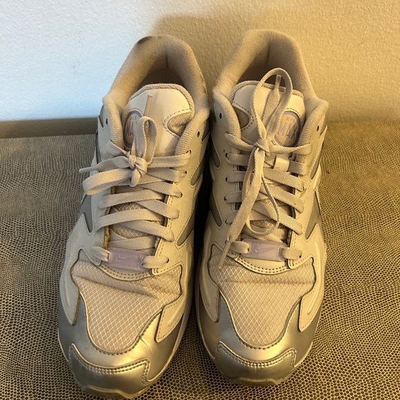 Nike Shoes - Nike Women's Sneakers Beige Silver